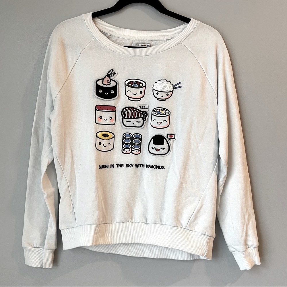Bershka Sushi in the Sky sweatshirt